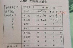狂犬育苗隔多久打一针？（探究狂犬病疫苗接种间隔的最佳实践）