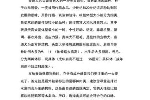 泰迪喂养注意事项——保持健康快乐的宠物生活（细心呵护，让泰迪宝宝健康成长）