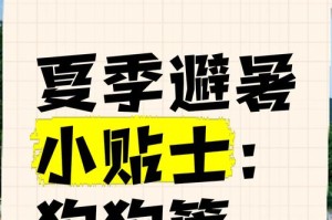 狗狗清凉夏日的四项必备（为你的狗狗避暑抗温，让它们度过一个舒适清凉的夏天）