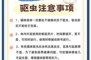 猫咪驱虫指南（猫咪驱虫频率及方法解析，了解保护宠物免受寄生虫侵害的重要性）