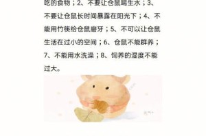 新手养仓鼠的必备小知识（了解仓鼠养殖技巧，让它们健康快乐地成长）